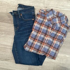 Madewell package, 9” skinny jeans